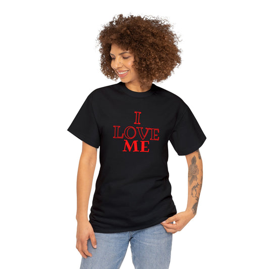 The Love Collection-Gilden Tshirt-Unisex Heavy Cotton Tee-I Love Me